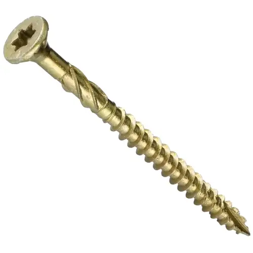 R4 Framing and Decking Screw, 2-3/4 in L, W-Cut Thread, Recessed Star Drive, Zip-Tip Point, Steel, 100 PK - pack of 100