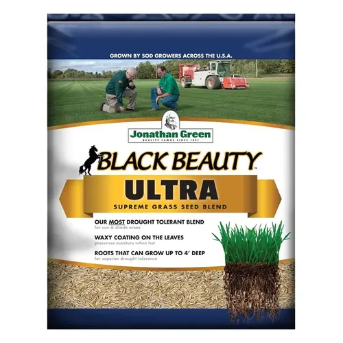 Jonathan Green 10324 Black Beauty Ultra Grass Seed Mix, 50 lb Bag Dark Green