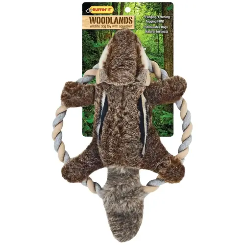 Ruffin It 16269 Dog Toy, Chipmunk