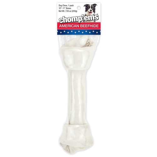 WESTMINSTER PET PRODUCTS 21110 Chomp'ems Flat Knot Bone, 10 to 11 in Shrink Wrap