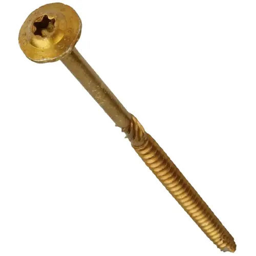 SCREW RSS HANDY PK 1/4X3-1/8IN Brass - pack of 50