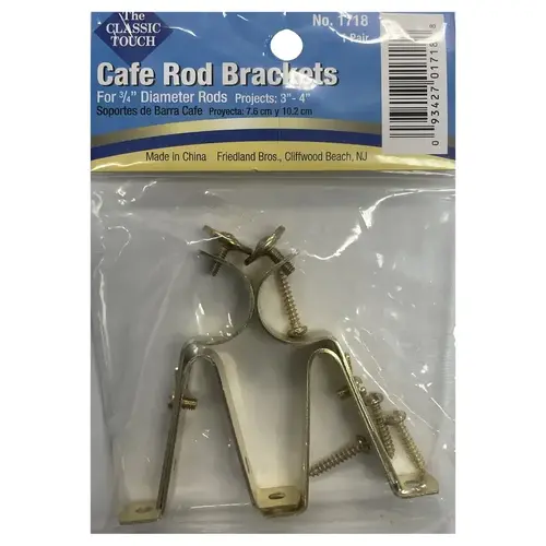 BRACKET CAFE ADJ 13/16IN - pack of 2