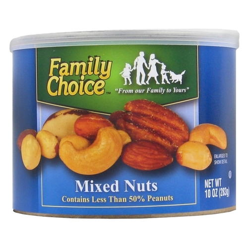 Family Choice 813 Mixed Nut, 10 oz Can