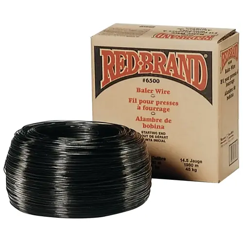 KEYSTONE WIRE 72604 Baling Wire, 6500 ft L, 14-1/2, Annealed