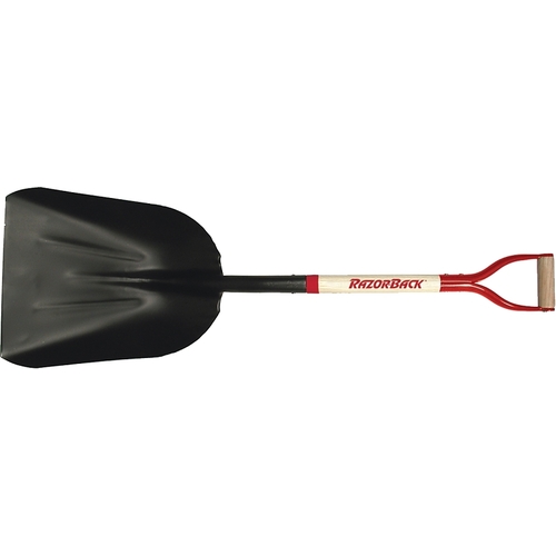 Razor-Back 53117 Scoop Shovel, 13-7/8 in W Blade, 17 in L Blade, Steel Blade, North American Hardwood Handle