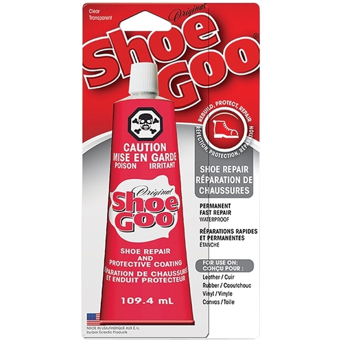 Shoe Repair Adhesive, Gel, Liquid, Clear, 109.4 mL - pack of 6