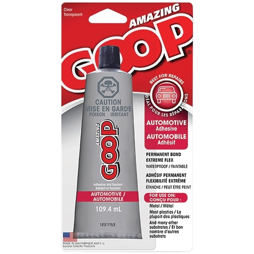 Automotive Adhesive, Liquid, Clear, 109.4 mL Tube