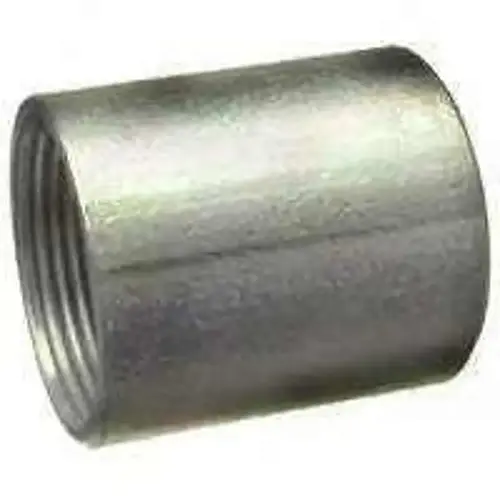 Rigid Conduit Coupling, 2-1/2 in Threaded, 3-1/4 in OD, Steel, Galvanized