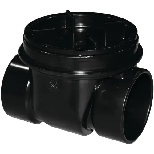 Backwater Valve, ABS Black