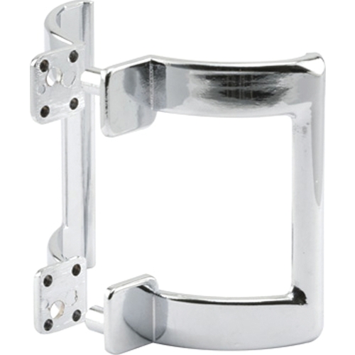 PrimeLine M 6160 Shower Door Handle Set, 21/4 in L Handle, Chrome