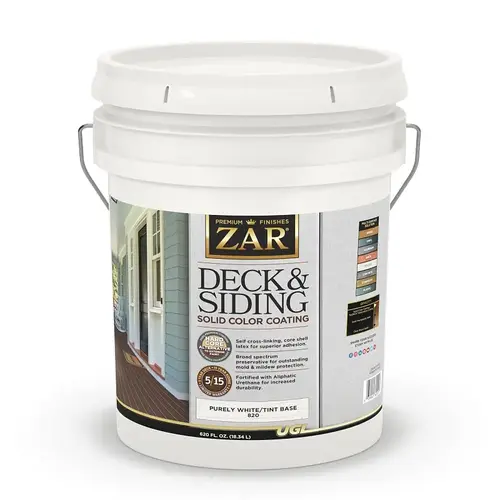ZAR 82015 COATING WD STN SLD PURE WHT 5G
