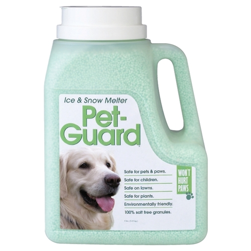 Pet-Guard Ice Melter, Granular, Green, 8 lb Jug - pack of 4