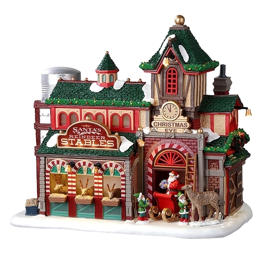 Lemax 25926 Santa's Reindeer Stables, B/O, 4.5 V