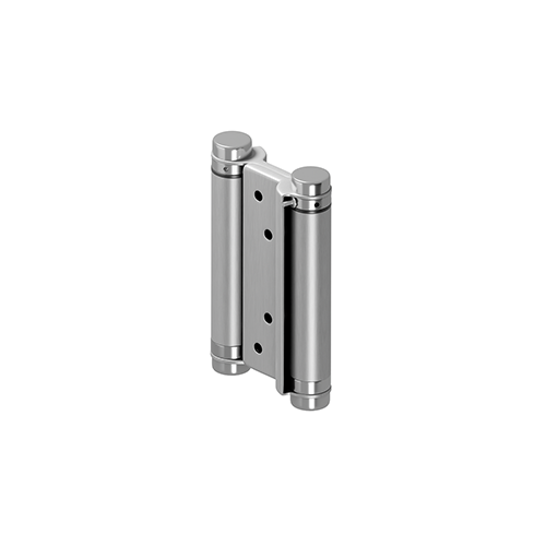 4" Double Action Saloon Hinge Satin Stainless Steel Finish