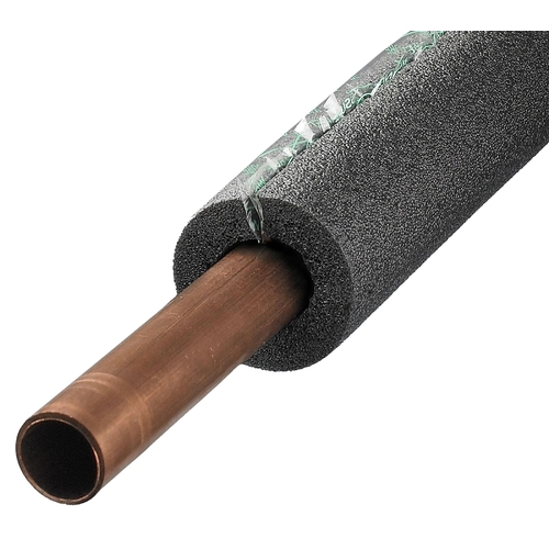 Pipe Insulation, 5/8 in Dia, 6 ft L, Foam, 1/2 in Copper, 1/4 in Iron Pipe Pipe