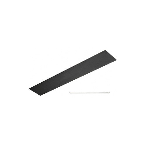 Black Powder Coated Flat Snap-In Channel 120"