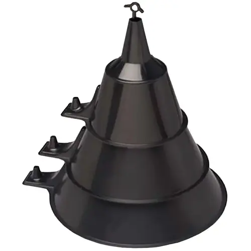 Funnel Set, HDPE, Black