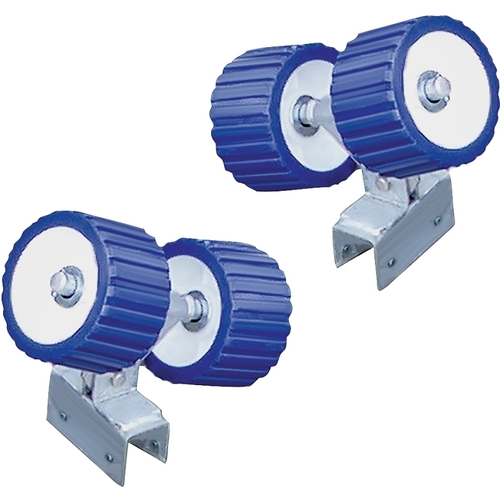 Multinautic 34111 Double Roller Wheel Kit, 8 in, Galvanized Steel, For: 2000 lb Capacity Boat Ramps