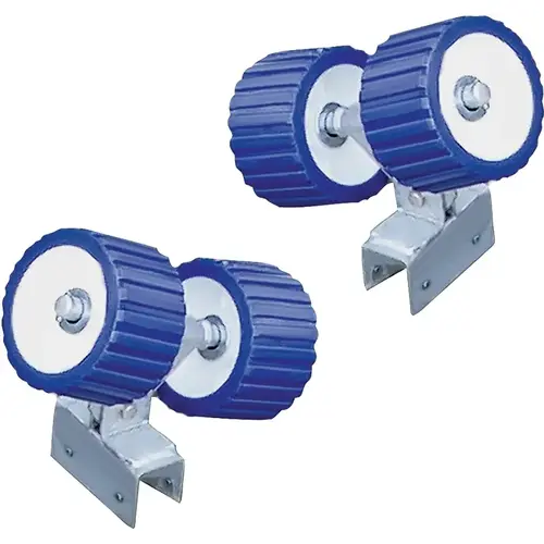 Multinautic 34111 Double Roller Wheel Kit, 8 in, Galvanized Steel, For: 2000 lb Capacity Boat Ramps