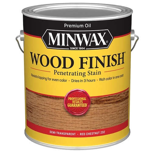 Wood Finish 0 Wood Stain, Red Chestnut, Liquid, 1 gal, Can - pack of 2