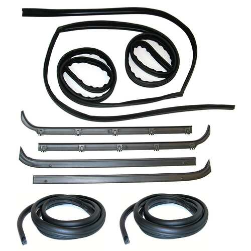 Belt Weatherstrip - Window Channel - Door Seal Kit for a Ford F-Series, Full Size Pickup