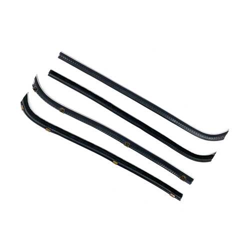 4 pc Front Belt Weatherstrip Kit for a Jeep Willys Station Wagon