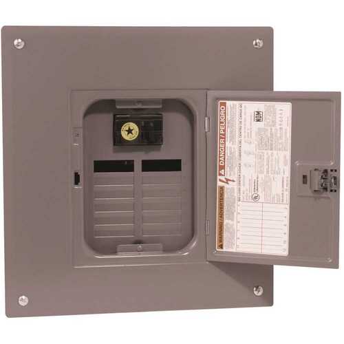 QO 100 Amp 12-Space 12-Circuit Indoor Main Breaker Plug-On Neutral Load Center with Cover