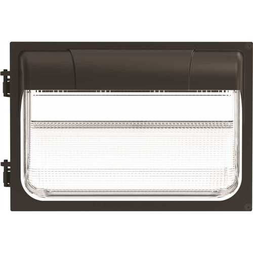 LED Wall Pack With Adjustable Lumen Output And Photocell