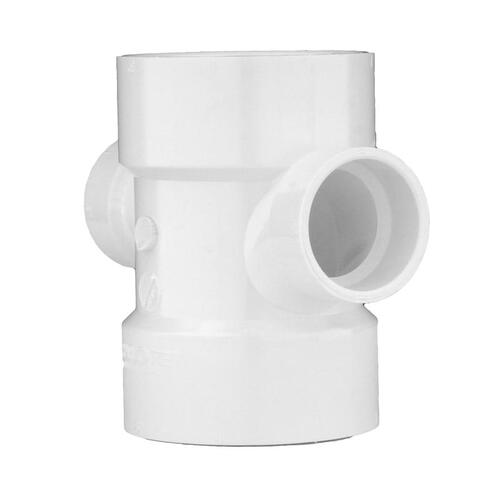 Sanitary Tee Schedule 40 4" Hub X 4" D Hub PVC