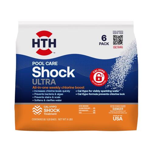 HTH 52040 Ultimate 52028 Shock Treatment, White - pack of 6