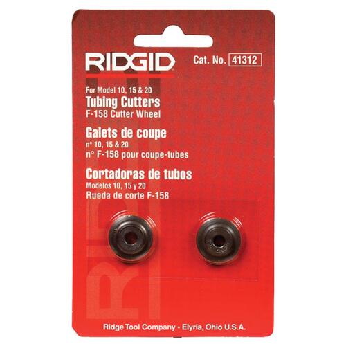 RIDGID 41312 Replacement Cutter Wheel 2 1/2" Black Black