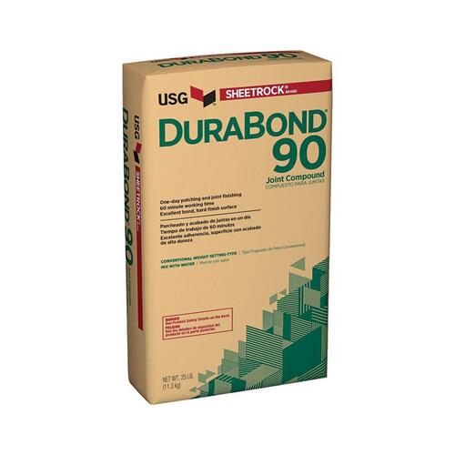 USG 381630 Joint Compound Durabond 90 Natural All Purpose 25 lb Natural