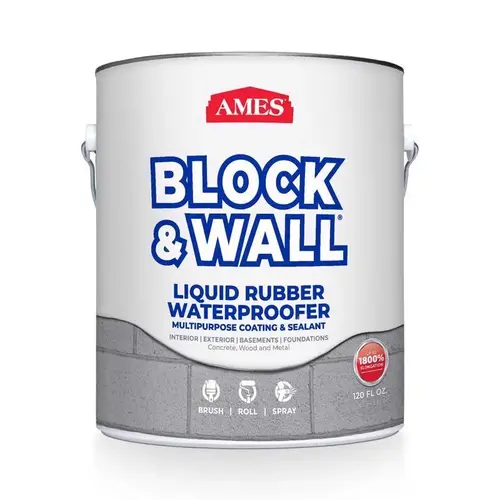 Waterproof and Sealer Block & Wall White Liquid Rubber White - pack of 4