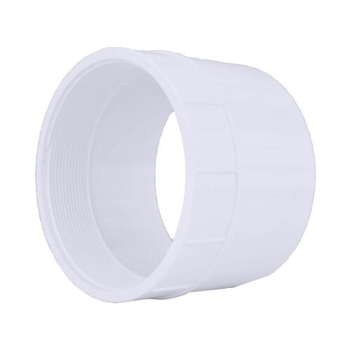 Adapter Schedule 40 6" Hub T X 6" D FPT PVC