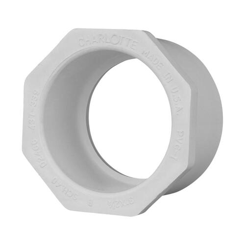 Reducing Bushing Schedule 40 3" Slip X 2-1/2" D Slip PVC