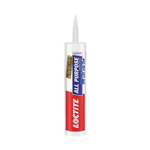 Adhesive Caulk Polyseamseal Clear Acrylic Latex All Purpose 10 oz Clear