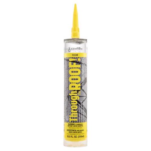 Through the ROOF 10.5 oz. Clear High Performance Roof Caulk - pack of 12