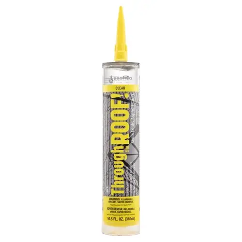 SASHCO 14010 Through the ROOF 10.5 oz. Clear High Performance Roof Caulk