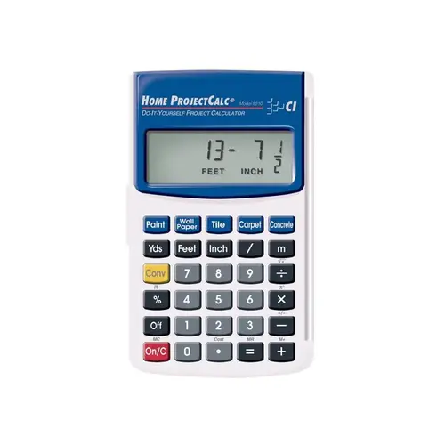 Calculated Industries 8510 Project Calculator Home ProjectCalc Blue/Gray 11 digit Blue/Gray