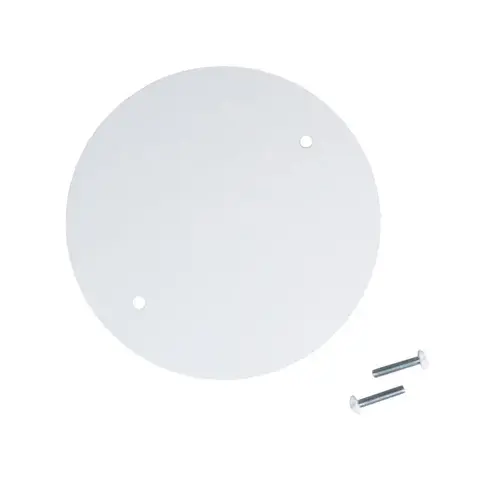 Blank-Up Kit, Ceiling, White, For: Outlet Box After Removal of an Existing Fixture