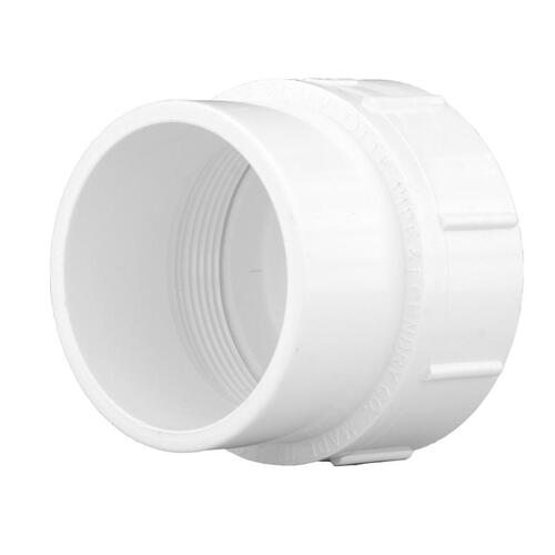 Cleanout Adapter Schedule 40 3" Spigot X 3" D FPT PVC