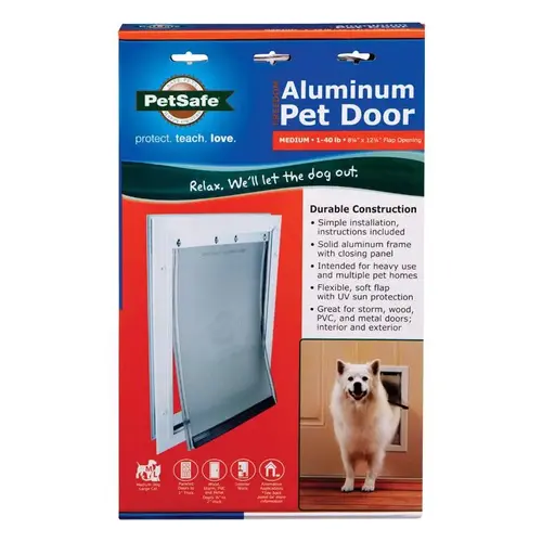 RADIO SYSTEMS PPA00-10860 DOOR PET MEDIUM White