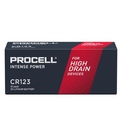 Procell CR123 Primary Battery High Power Lithium Lithium CR123 3 V 1.55 Ah CR123