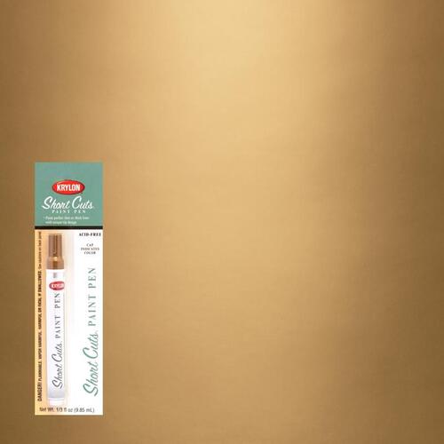 Paint Pen Short Cuts Gold Leaf Interior 734.4 g/L 0.33 oz Gold Leaf - pack of 6