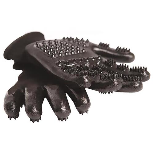 HandsOn 867988GBMD Grooming Gloves For General Black