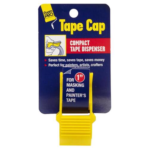 Tape Cutter 5.25" W X 5.25 each L Yellow Yellow - pack of 40