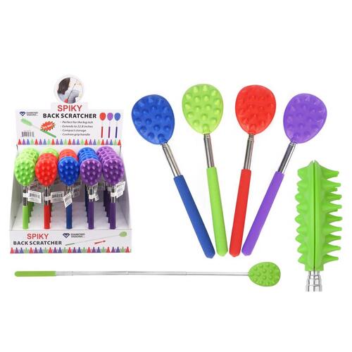 Back Scratcher Cactus Plastic and Metal Assorted