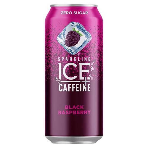 Sparkling Ice + Caffeine FG00216-XCP12 Beverage Black Raspberry 16 oz - pack of 12
