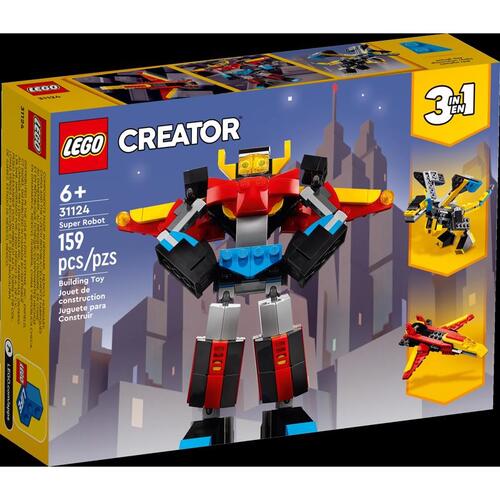 Super Robot Creator Plastic Multicolored 159 pc Multicolored