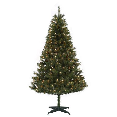 Christmas Tree Home 7 ft. Full Incandescent 400 ct Pre-Lit Monterey Pine